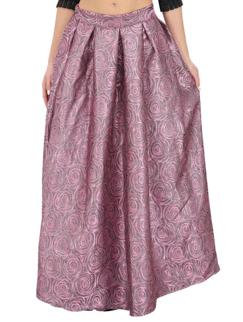 floral pleated skirt - 15931534 - Standard Image - 1
