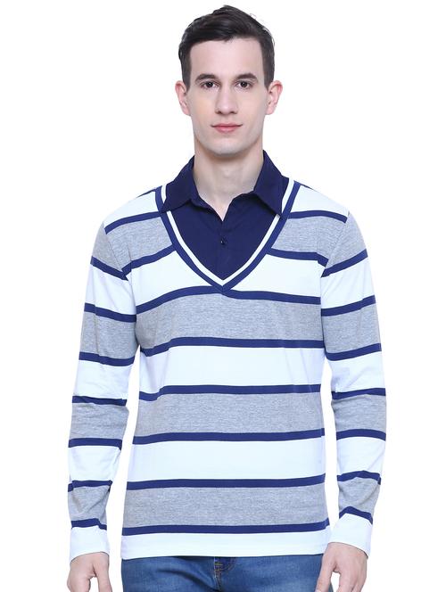 blue cotton tshirt - 15933782 - Standard Image - 1