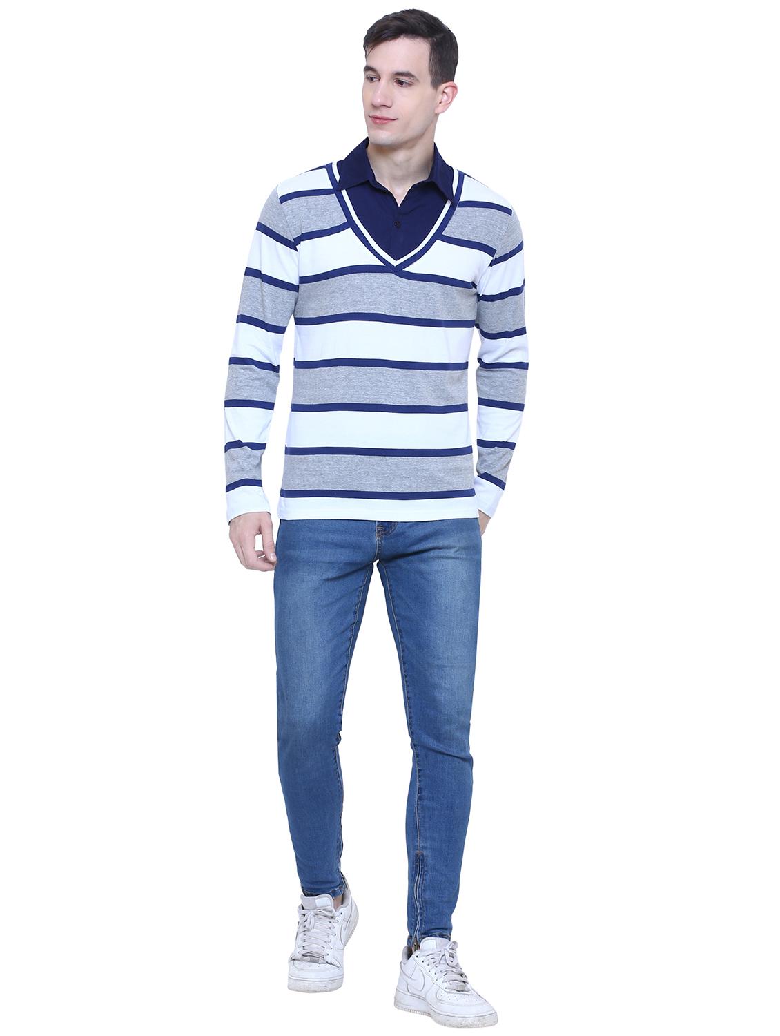 blue cotton tshirt - 15933782 - Zoom Image - 4