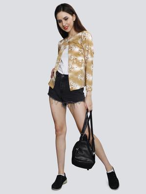 button closure floral shrug - 15937870 - Standard Image - 4