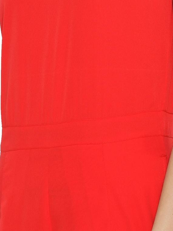 pleat detail full leg jumpsuit - 15939094 - Zoom Image - 4