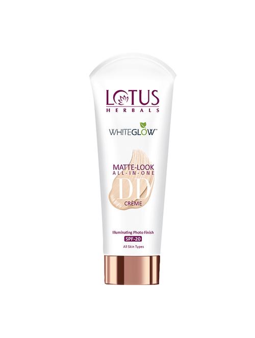lotus herbals whiteglow matte look all-in-one dd creme- pink beige - 15943060 - Very Small Image - 1