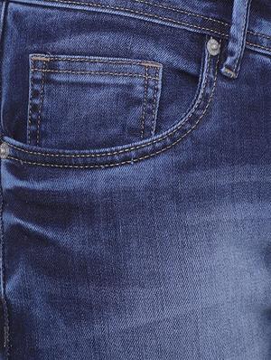 blue cotton blend washed jeans - 15943326 - Standard Image - 4