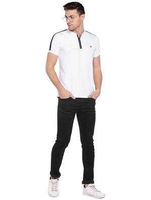 black cotton plain jeans - 15945506 - Standard Image - 4
