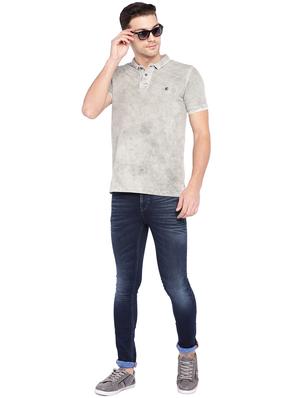 blue cotton washed jeans - 15945518 - Standard Image - 4