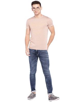 blue cotton washed jeans - 15945519 - Standard Image - 4