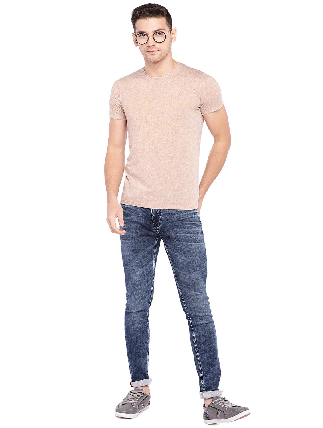 blue cotton washed jeans - 15945519 - Zoom Image - 4