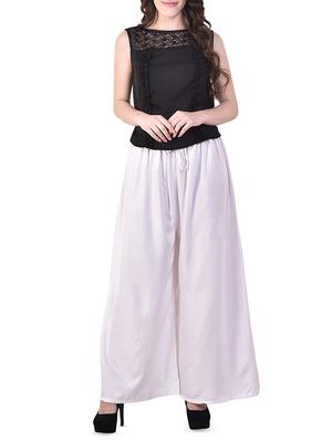 drawstring waist flared palazzo - 15945694 - Standard Image - 4