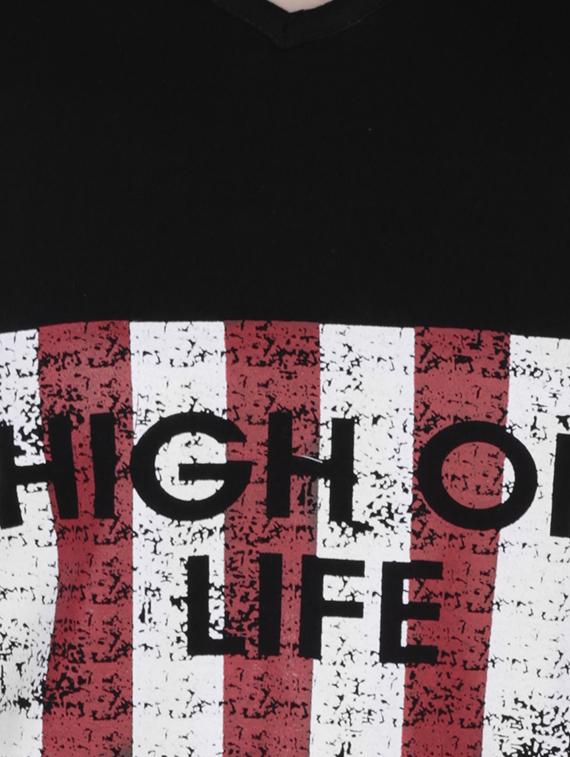 v-neck graphic print tee - 15947096 - Zoom Image - 4