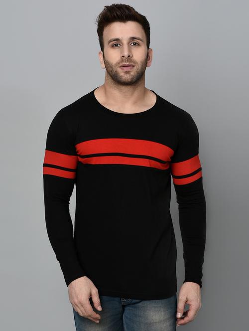 black cotton t-shirt - 15950348 - Very Small Image - 1