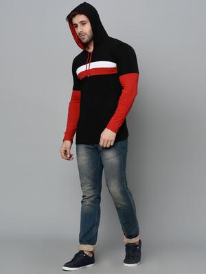 black cotton cut and sew t-shirt - 15950359 - Standard Image - 4