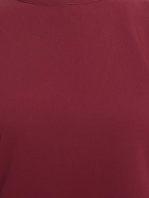 contrast tie up sleeved top - 15951621 - Standard Image - 4
