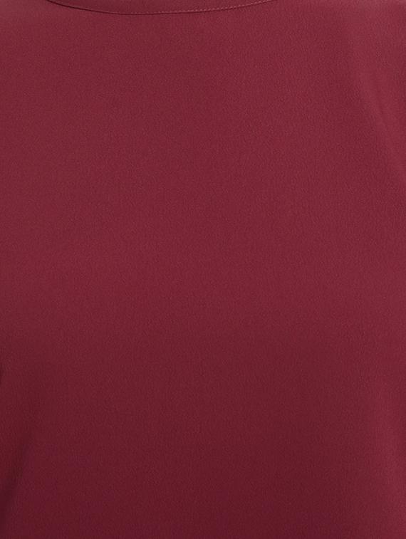 contrast tie up sleeved top - 15951621 - Zoom Image - 4