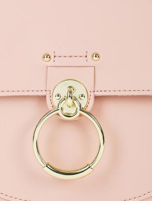 pink leatherette (pu) regular sling bag - 15952826 - Standard Image - 4