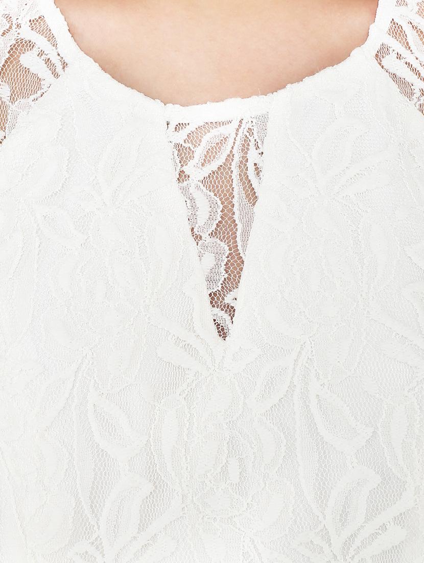 cap sleeved laced sheath dress - 15952884 - Zoom Image - 4