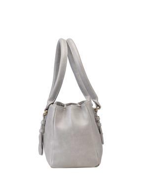 grey leatherette (pu) regular handbag - 15953710 - Standard Image - 4