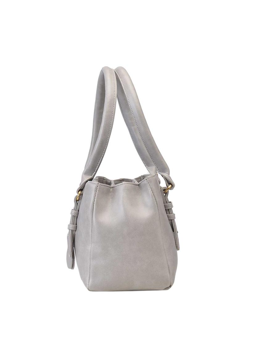 grey leatherette (pu) regular handbag - 15953710 - Zoom Image - 4