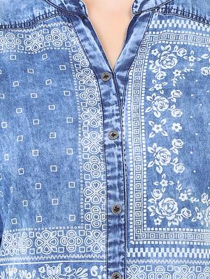 Straight printed kurta - 15953744 - Standard Image - 4