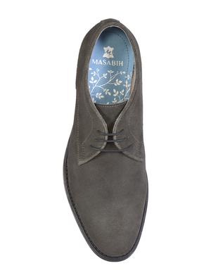 grey Suede lace-up derbys - 15953840 - Standard Image - 4