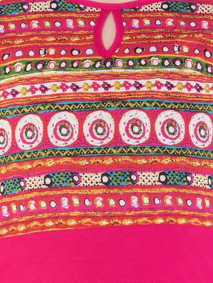 printed a-line kurta - 15953920 - Standard Image - 4