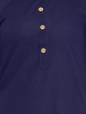 Straight solid kurta - 15953963 - Standard Image - 4