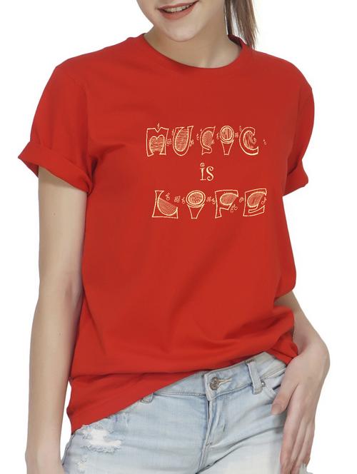 short sleeved graphic print tee - 15957374 - Standard Image - 1