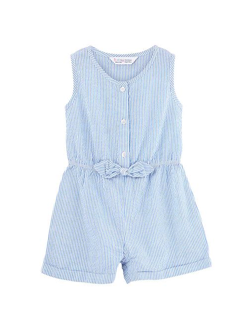 blue cotton playsuit - 15958257 - Standard Image - 1