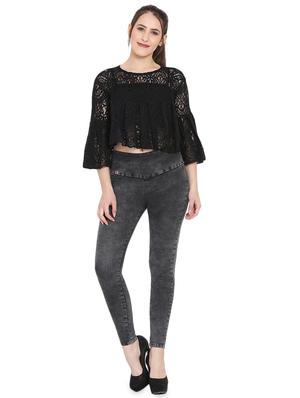 high rise ankle length jegging - 15958519 - Standard Image - 4
