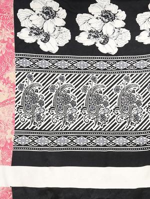 floral printed saree with blouse - 15958925 - Standard Image - 4