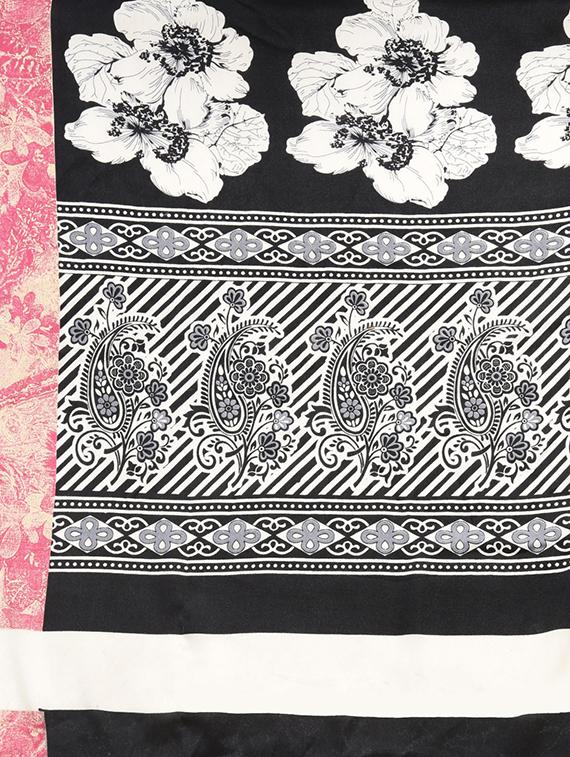 floral printed saree with blouse - 15958925 - Zoom Image - 4