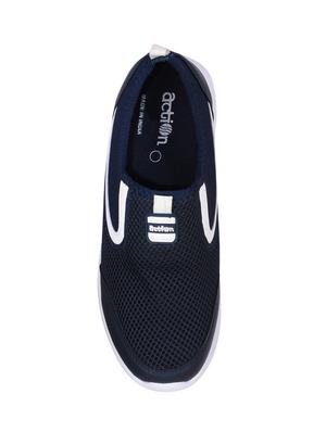 navy Mesh slip on sport shoes - 15960790 - Standard Image - 4