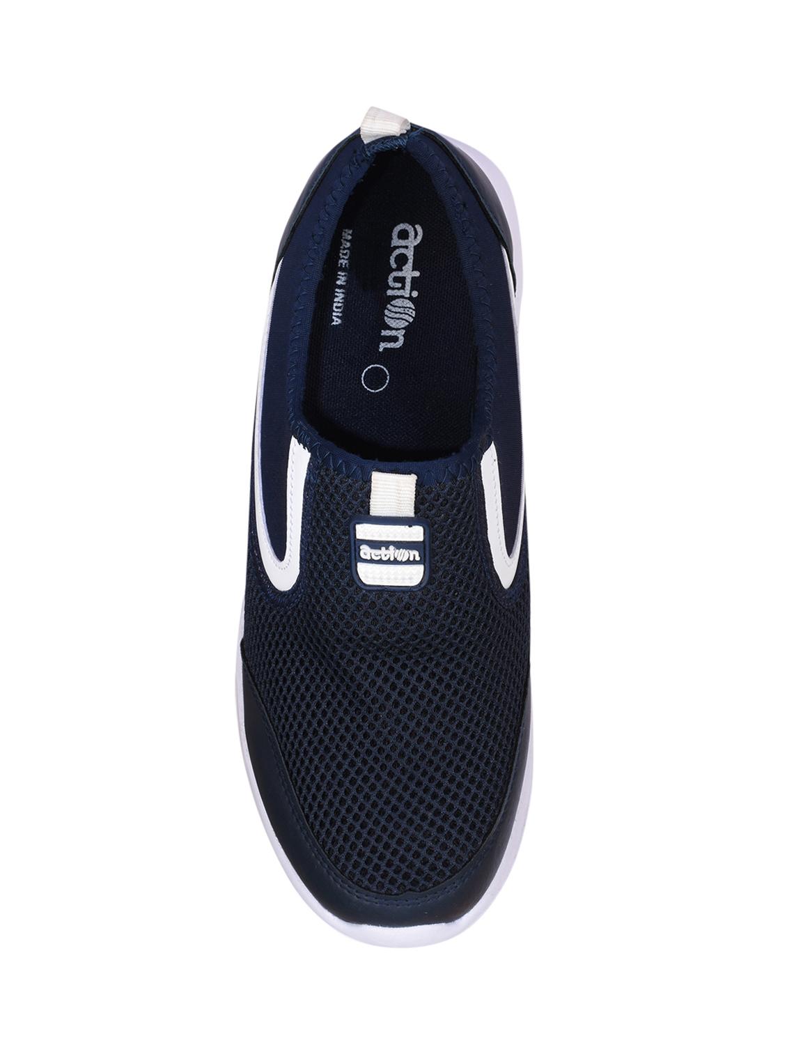navy Mesh slip on sport shoes - 15960790 - Zoom Image - 4