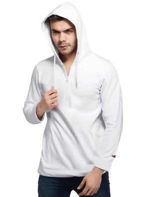 white solid sweatshirt - 15961545 - Standard Image - 4