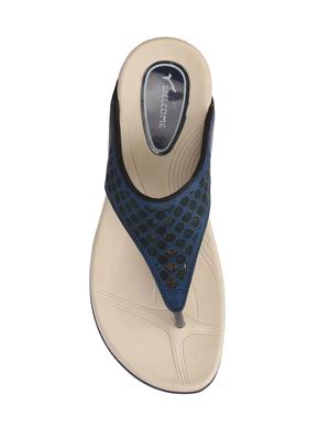 navy toe separator slippers - 15965357 - Standard Image - 4