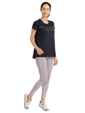 piping detail mesh paneled tee - 15966907 - Standard Image - 4