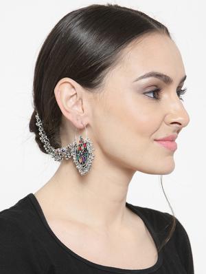 multi colored chandballi earring - 15970290 - Standard Image - 4