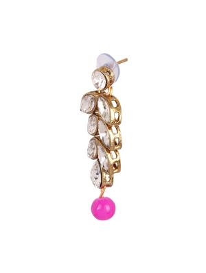 pink brass long necklace - 15970529 - Standard Image - 4