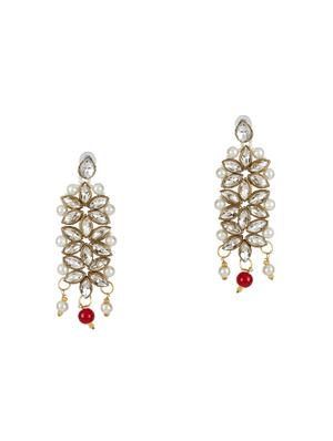 gold brass long necklace - 15970563 - Standard Image - 4