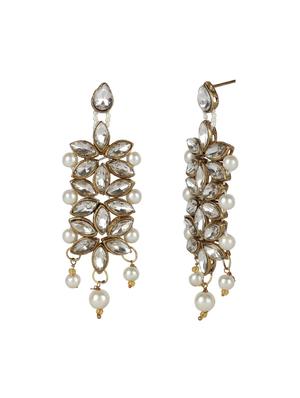white brass long necklace - 15970567 - Standard Image - 4