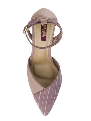 purple ankle strap sandals - 15973394 - Standard Image - 4