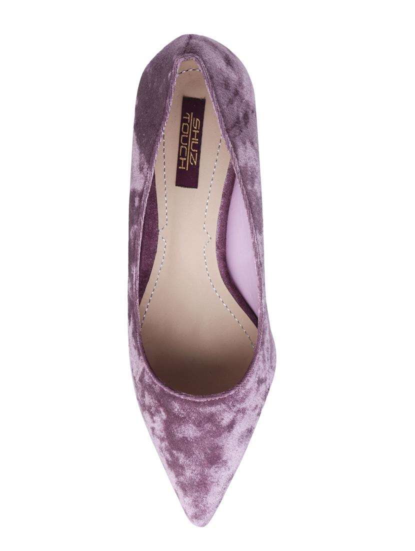purple slip on pumps - 15973399 - Zoom Image - 4