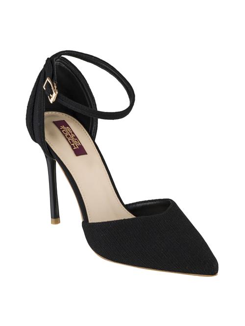black ankle strap sandals - 15973401 - Standard Image - 1