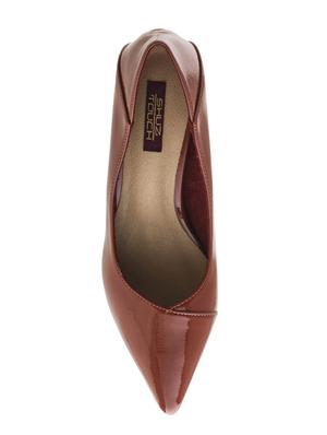 red slip on pumps - 15973444 - Standard Image - 4