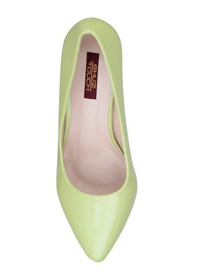 green slip on pumps - 15973447 - Standard Image - 4