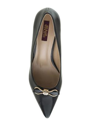 black slip on pumps - 15973454 - Standard Image - 4