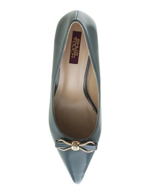 grey slip on pumps - 15973456 - Standard Image - 4