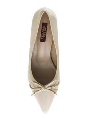 beige slip on pumps - 15973458 - Standard Image - 4