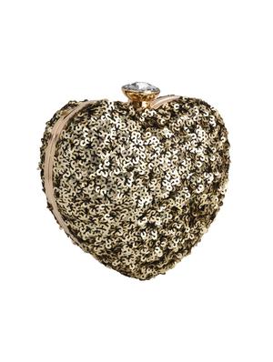 gold metal regular clutch - 15974880 - Standard Image - 4