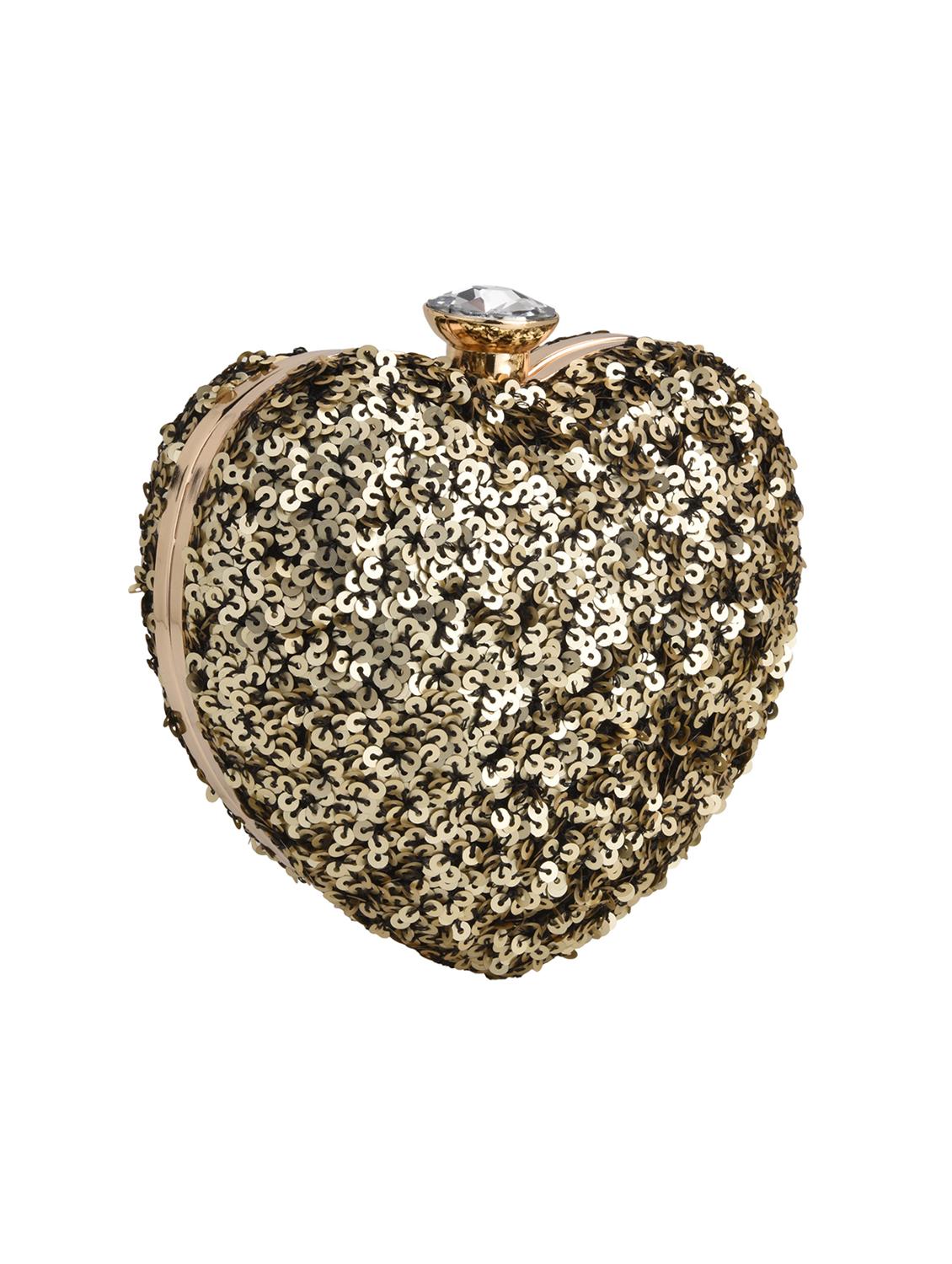 gold metal regular clutch - 15974880 - Zoom Image - 4