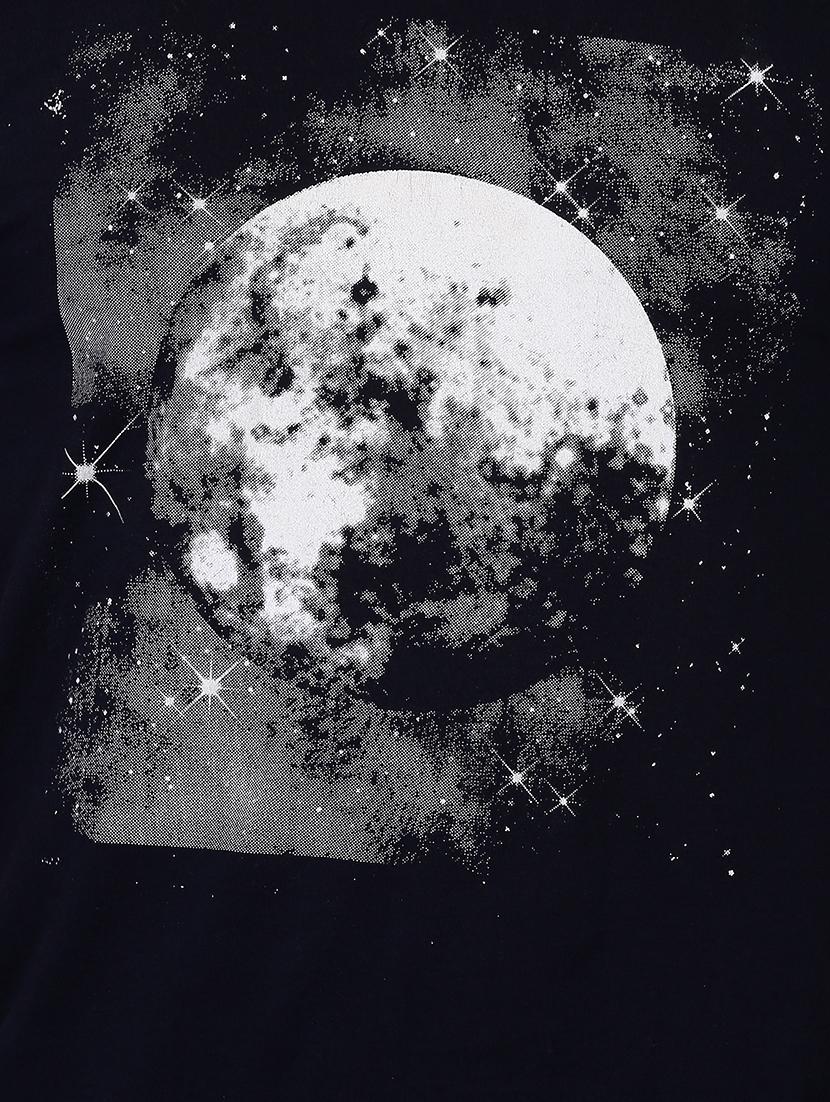 black printed t-shirt - 15977322 - Zoom Image - 4